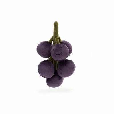 Jellycat Fabulous Fruit Grapes USA | 21390HYKJ